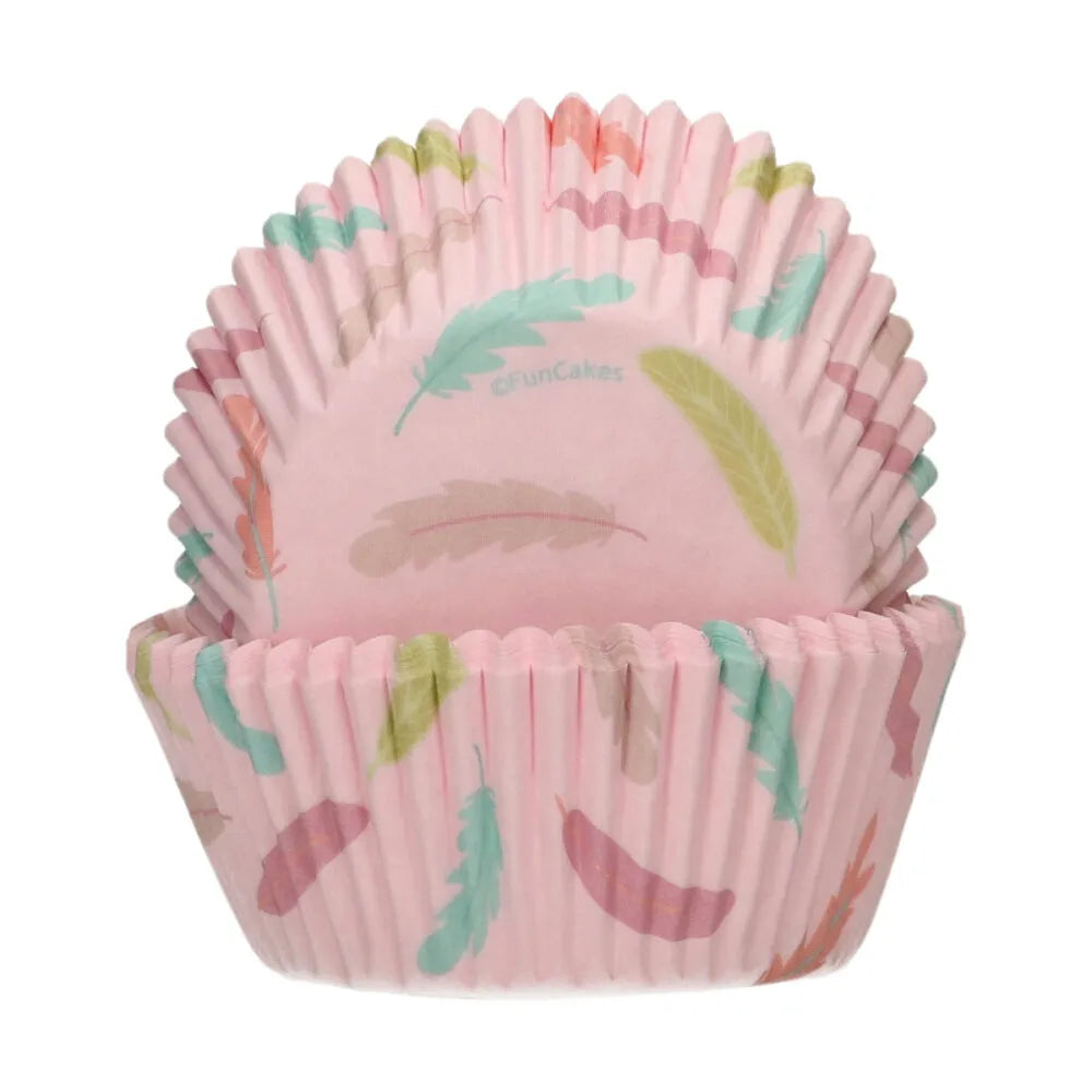 FunCakes Baking Cups Pastel Feathers - 48 stuks
