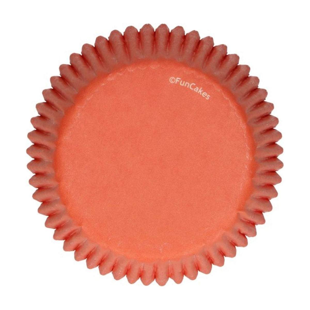 FunCakes Baking Cups Orange - 48 stuks op witte achtergrond