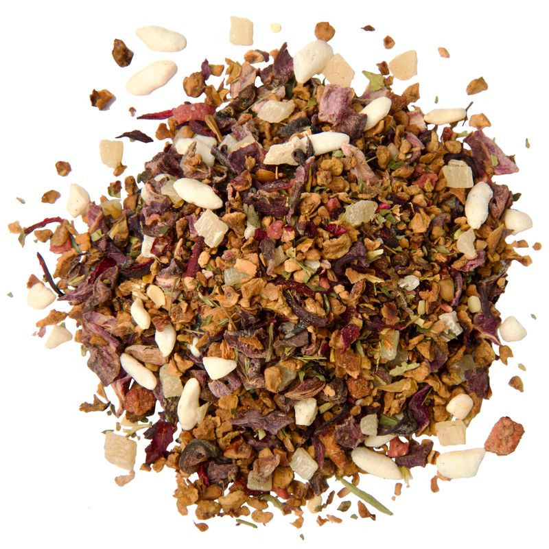 Geels Thee Strawberry Bubblegum - 100 gram op witte achtergrond