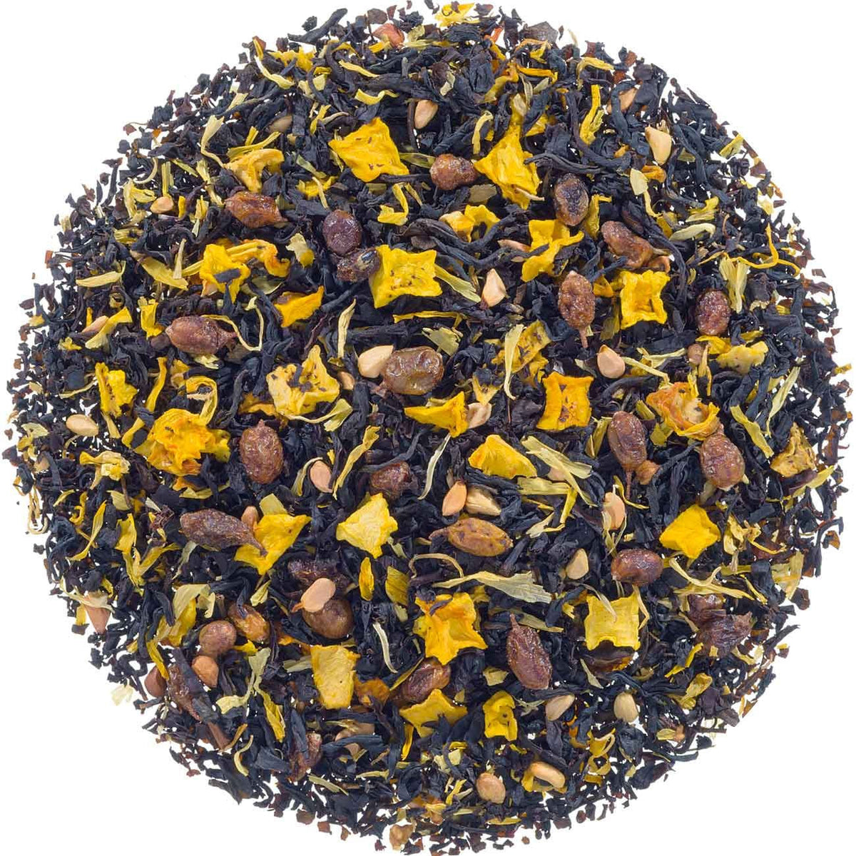 Geels Thee Mellow Yellow - 100 gram op witte achtergrond