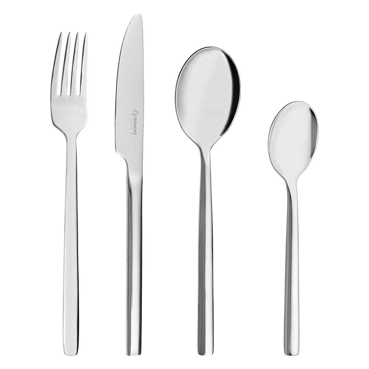 Grunwerg Chopstick Bestekset 6-persoons 24-delig op witte achtergrond