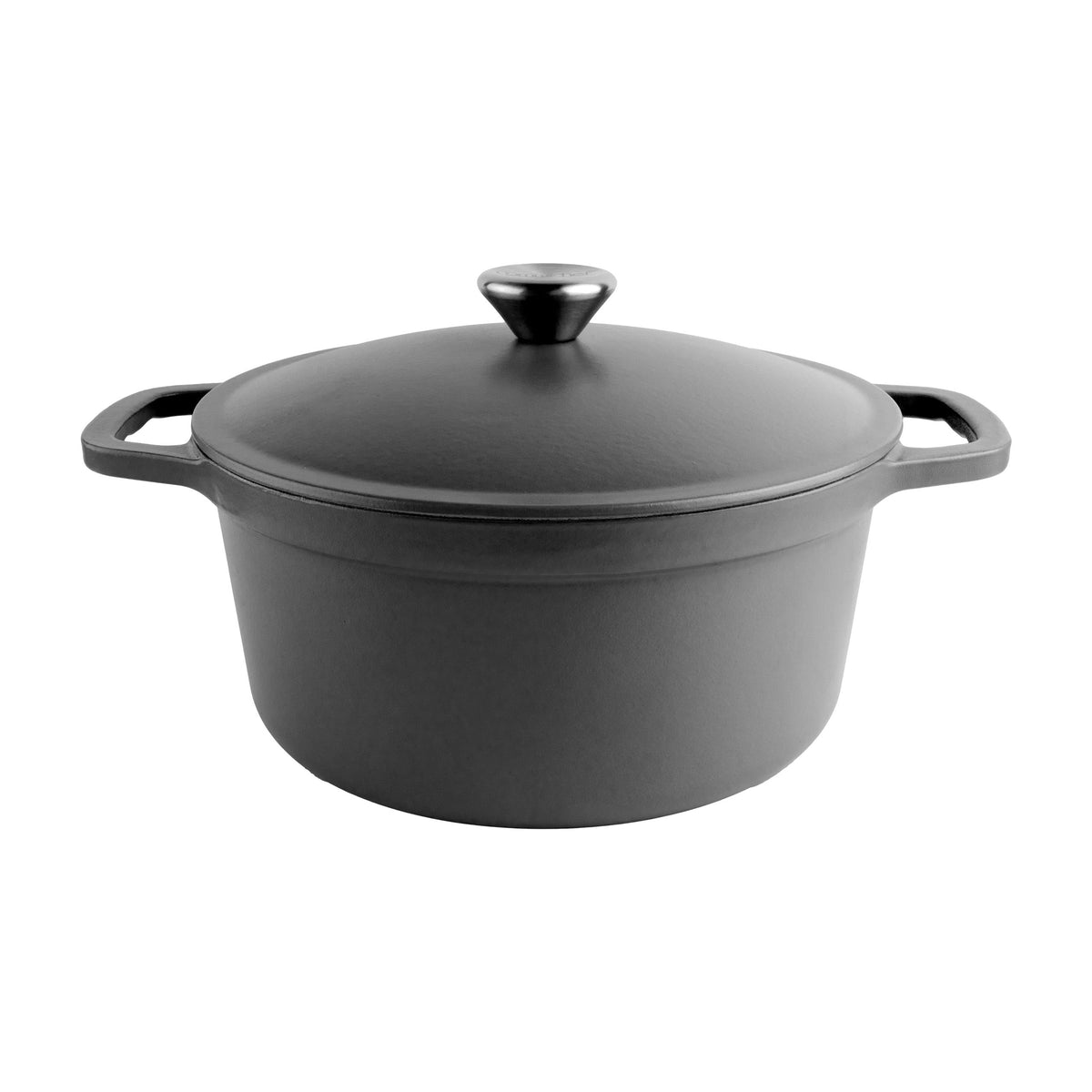 Grunwerg Commichef Braadpan Gietijzer Furnace Black op witte achtergrond