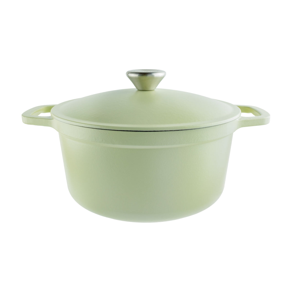 Grunwerg Commichef Braadpan Gietijzer Garden Green op witte achtergrond