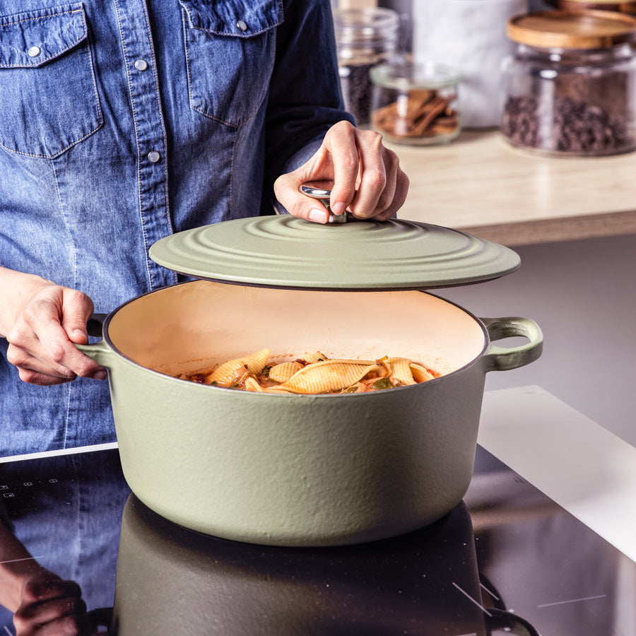 BK Bourgogne Braadpan Olive Green - 24 cm