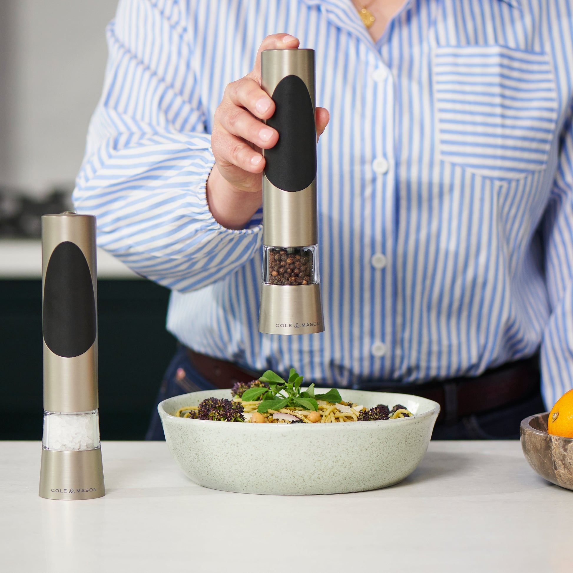 Cole & Mason Richmond Peper- en Zoutmolen Elektrisch - 21,5 cm