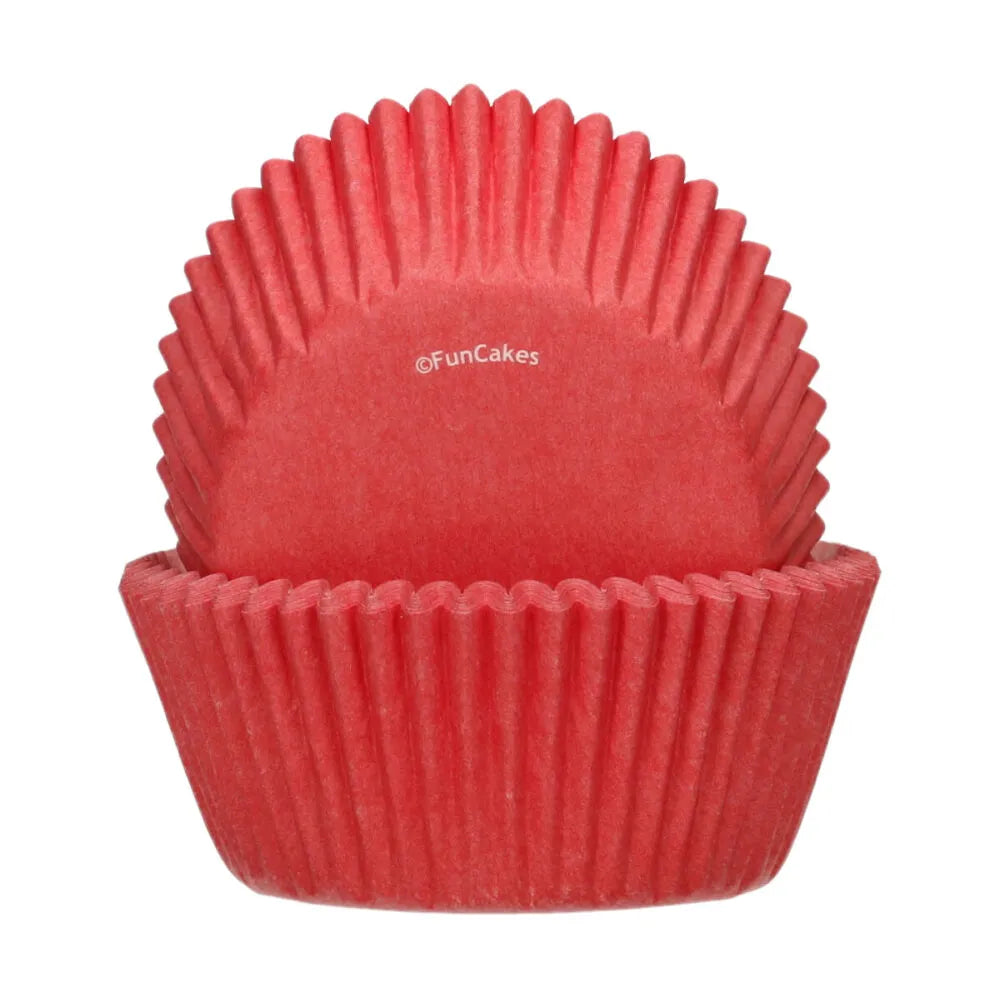 FunCakes Baking Cups Mini Rood - 60 stuks