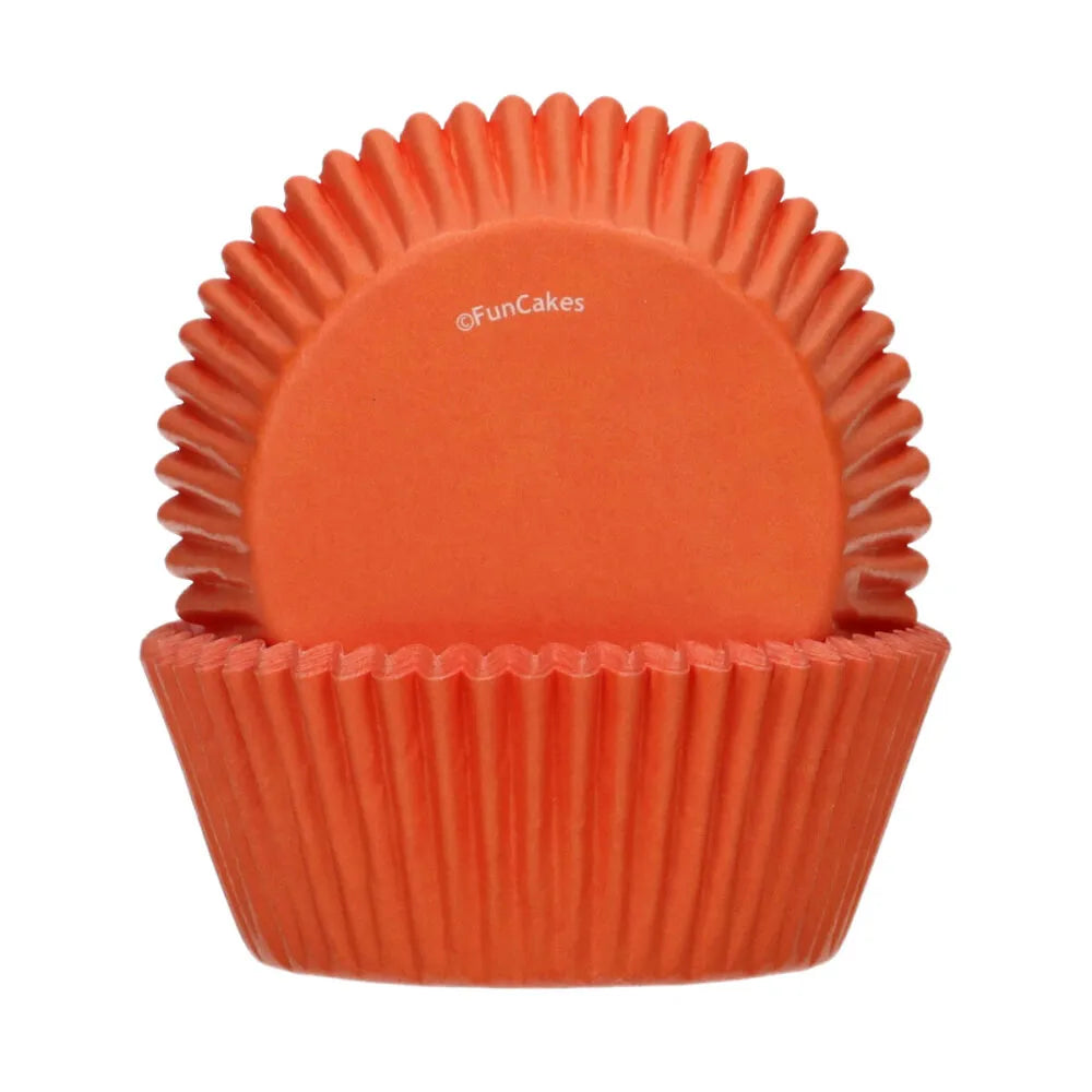 FunCakes Baking Cups Mini Oranje - 60 stuks