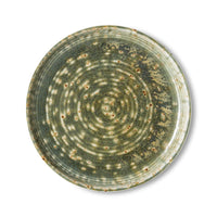HKLiving Chef Ceramics Ontbijtbord - Rustic Green