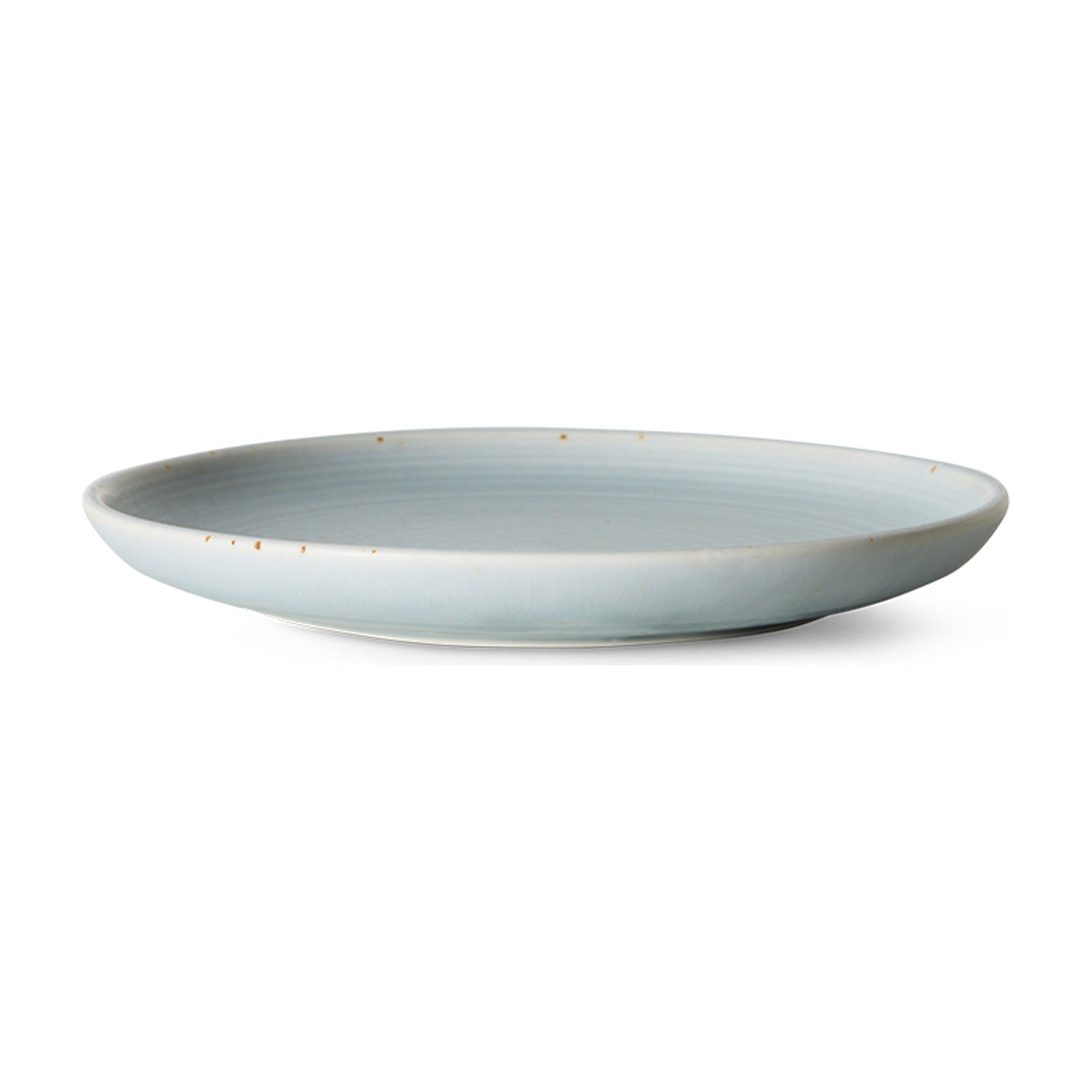 HKLiving Chefs Ceramics Ontbijtbord - Soft Blue op witte achtergrond