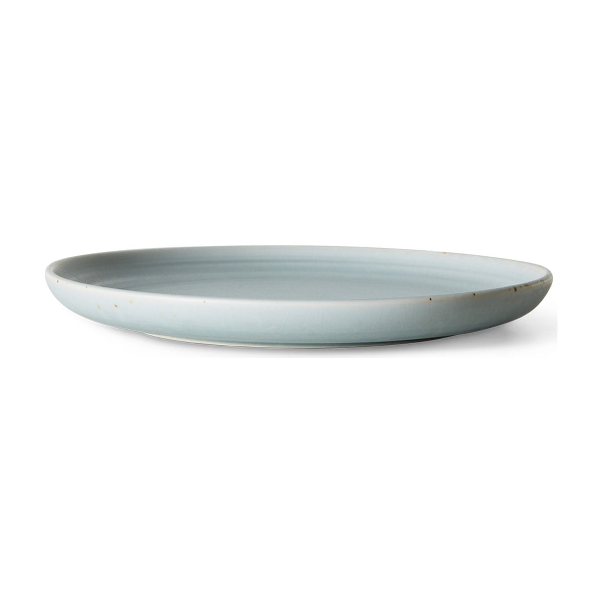 HKLiving Chefs Ceramics Dinerbord - Soft Blue op witte achtergrond