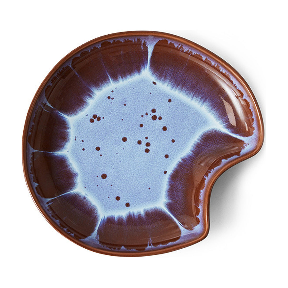 HKLiving Shell Bord - Sienna op witte achtergrond