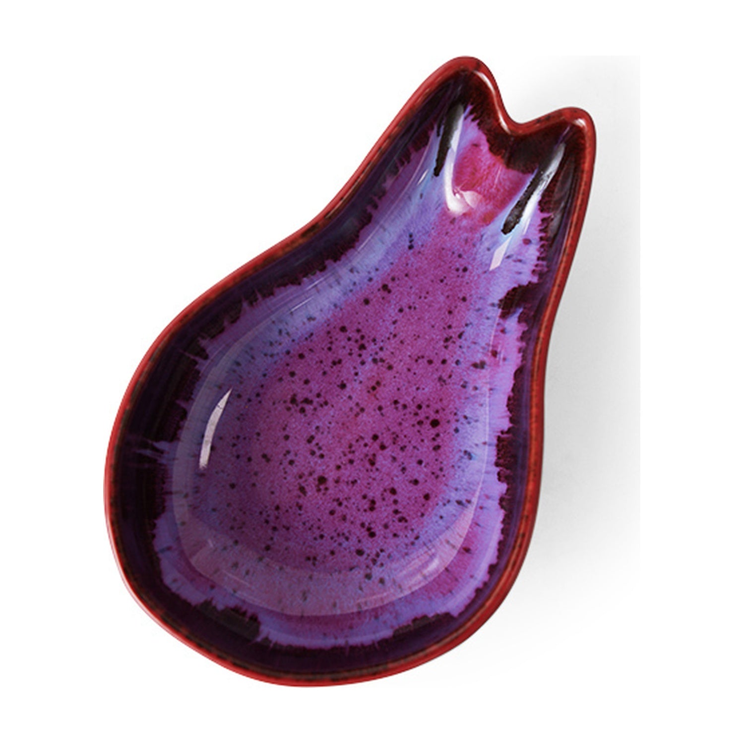 HKLiving Shell Tapasschaal - Dragonfruit op witte achtergrond