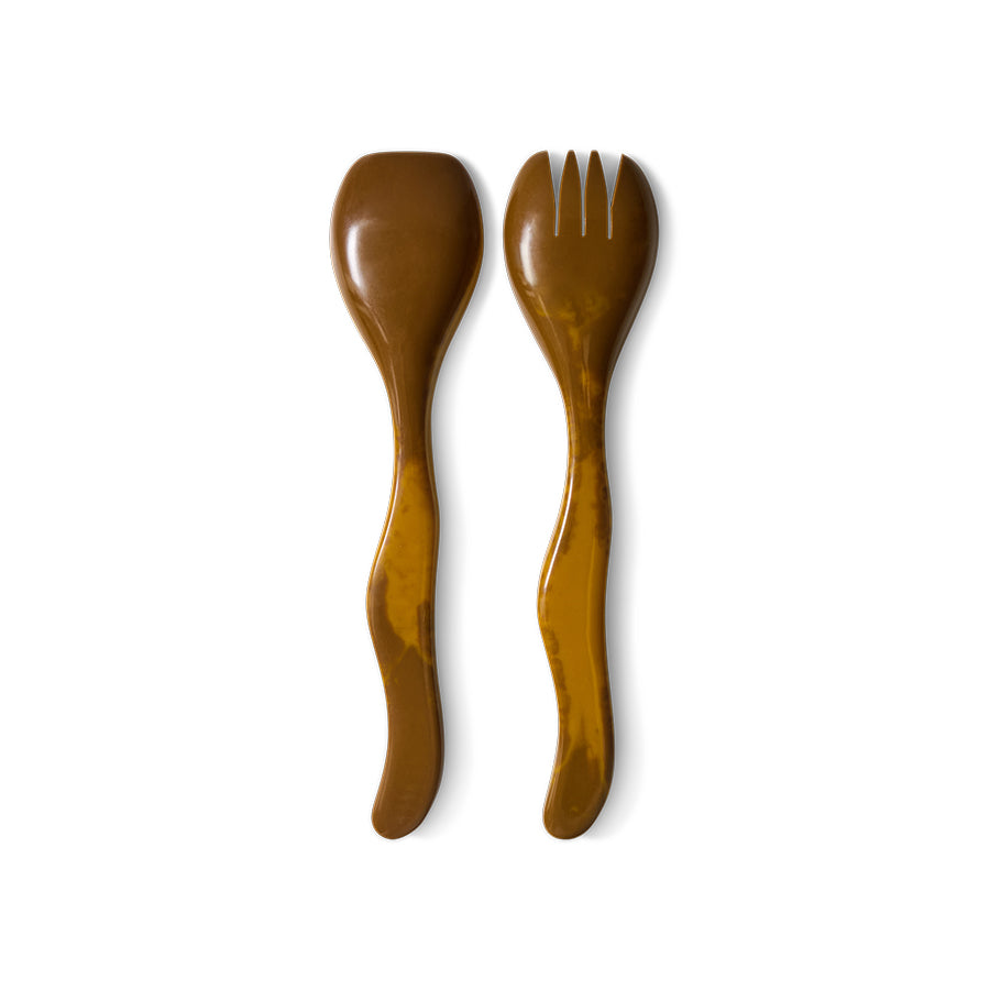 HKLiving Saladebestek - Ochre
