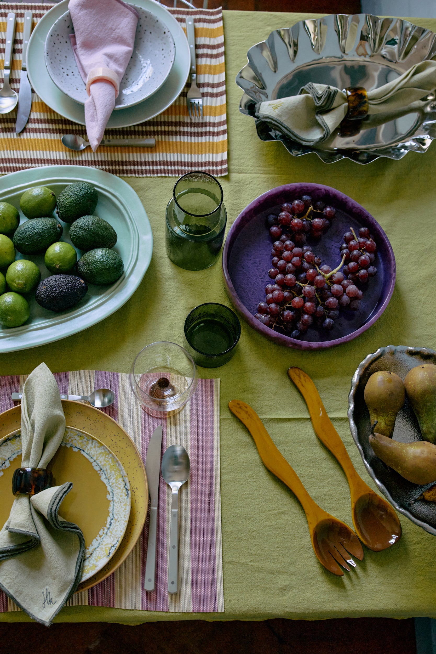 HKLiving Saladebestek - Ochre