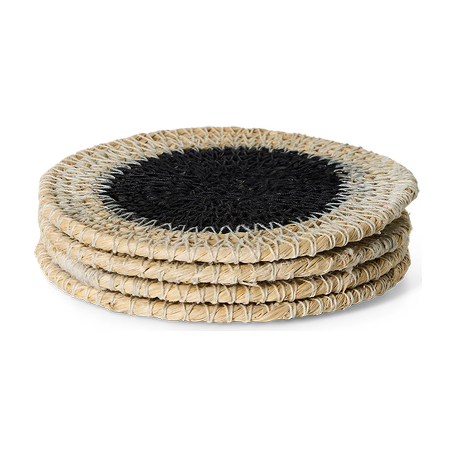 HKLiving Soft Edge Onderzetters set van 4 - Amalfi op witte achtergrond