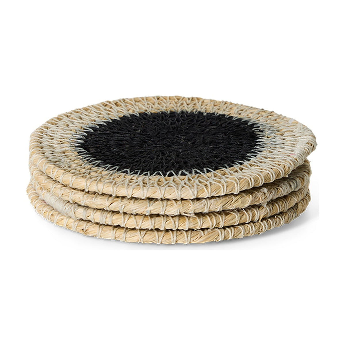 HKLiving Soft Edge Onderzetters set van 4 - Amalfi op witte achtergrond