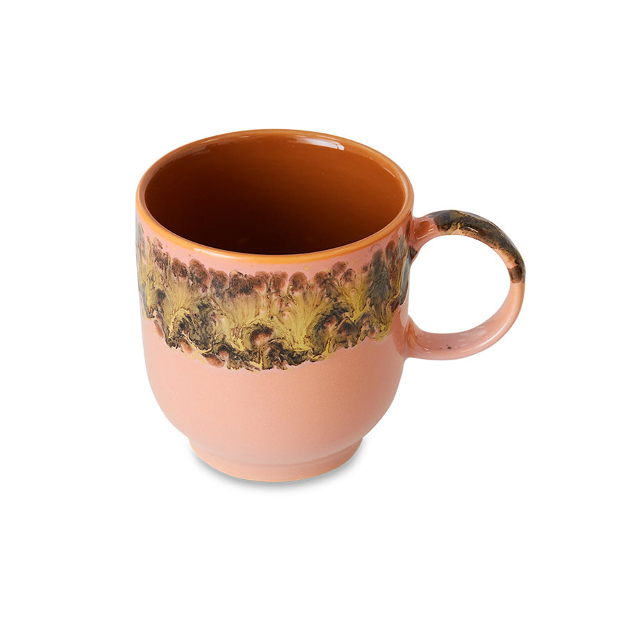 HKLiving 70's Koffiemok met Oor - Lush