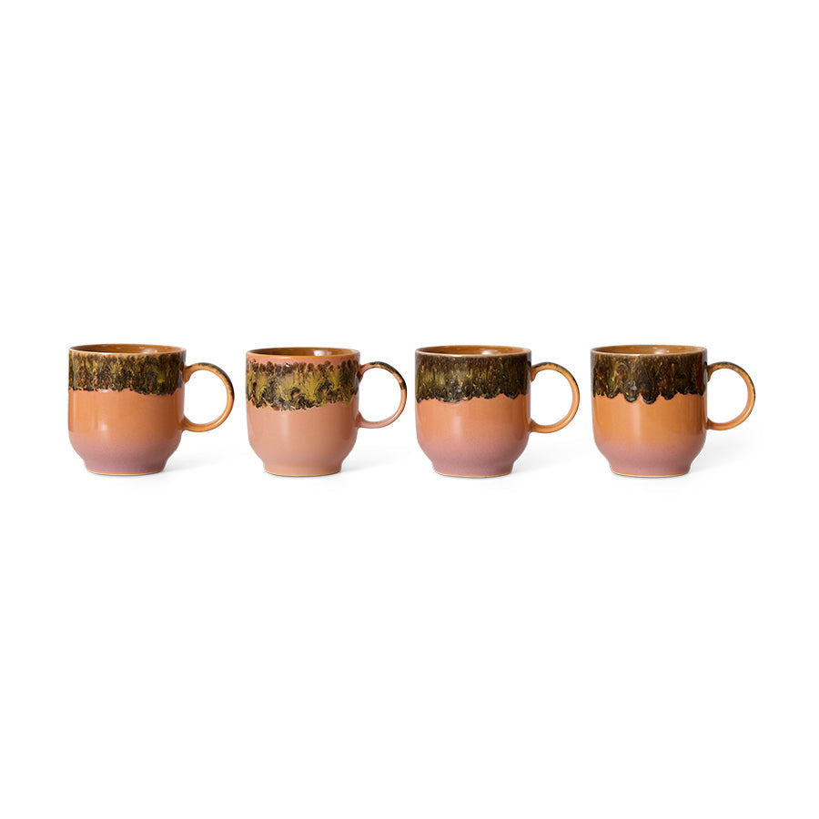 HKLiving 70's Koffiemok met Oor - Lush