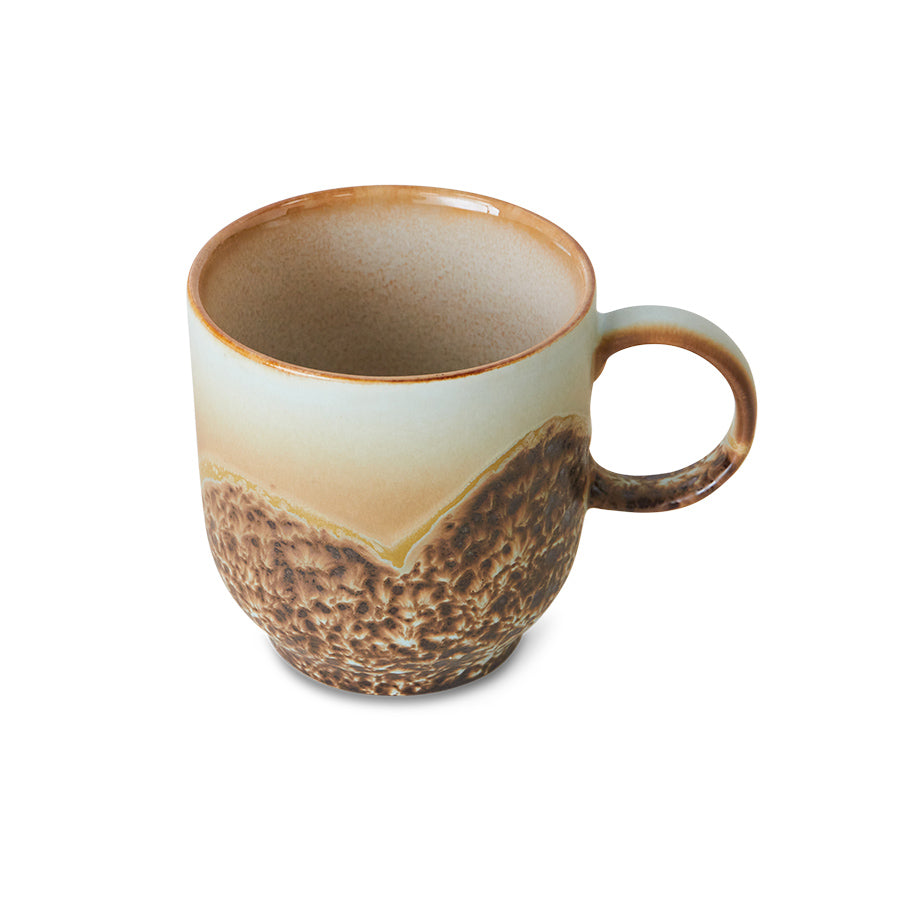 HKLiving 70's Koffiemok met Oor - Shell