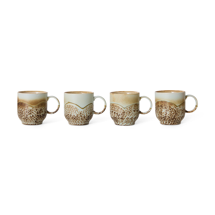 HKLiving 70's Koffiemok met Oor - Shell