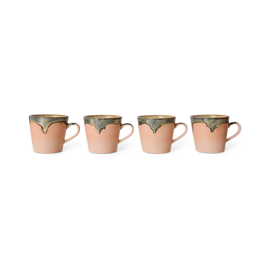 HKLiving 70's Cappuccino Mok - Blossom