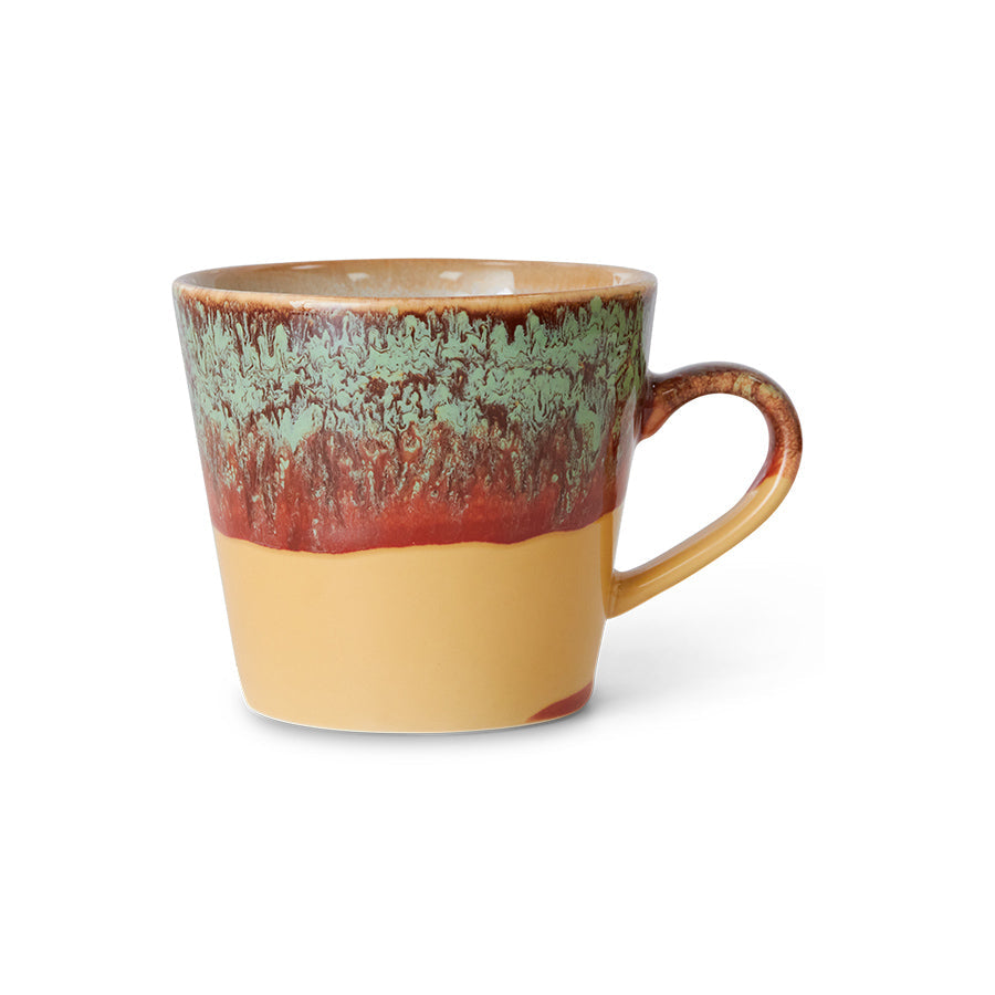 HKLiving 70's Cappuccino Mok - Cove op witte achtergrond