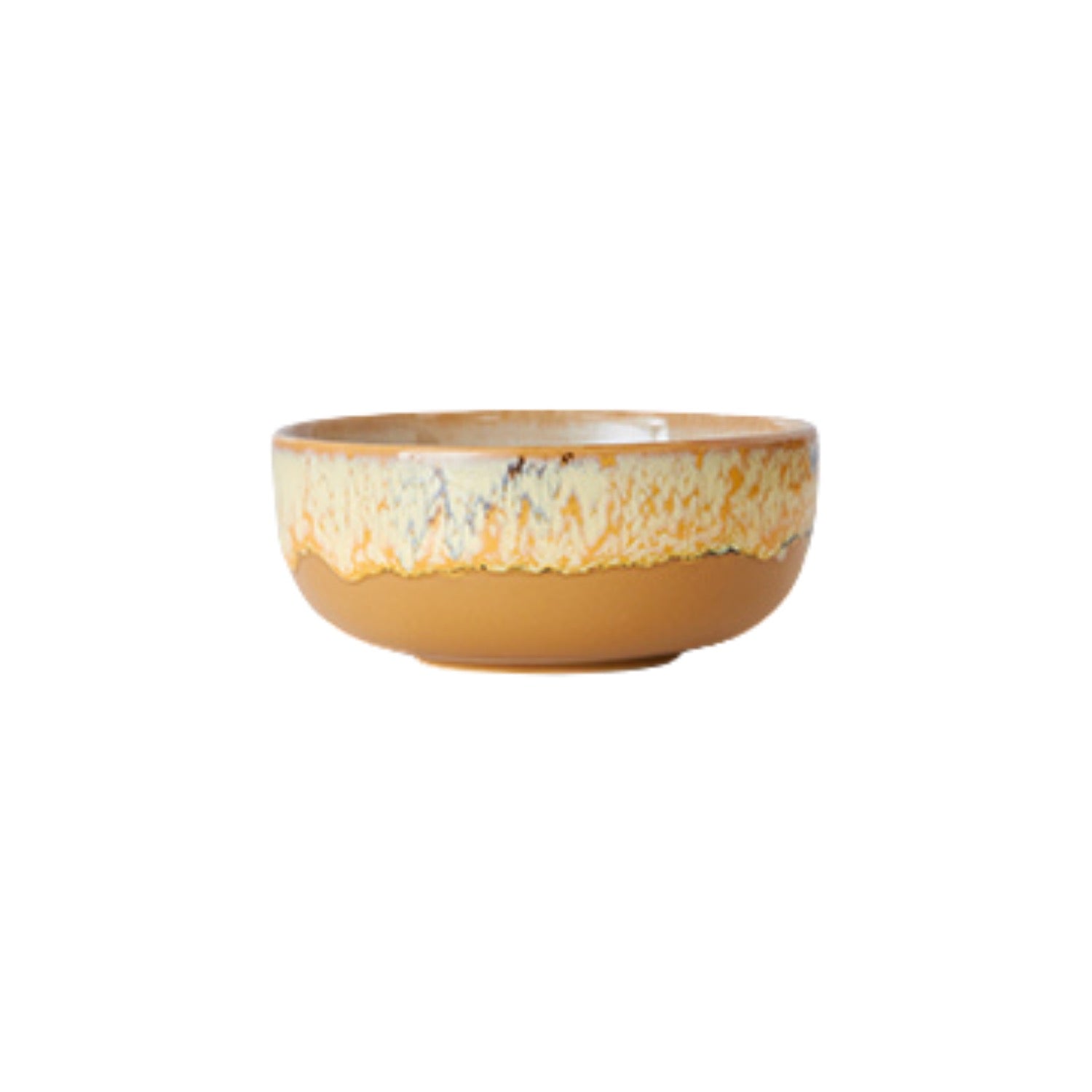 HKLiving 70's Tapas Bowl Drift - Sunbeam op witte achtergrond