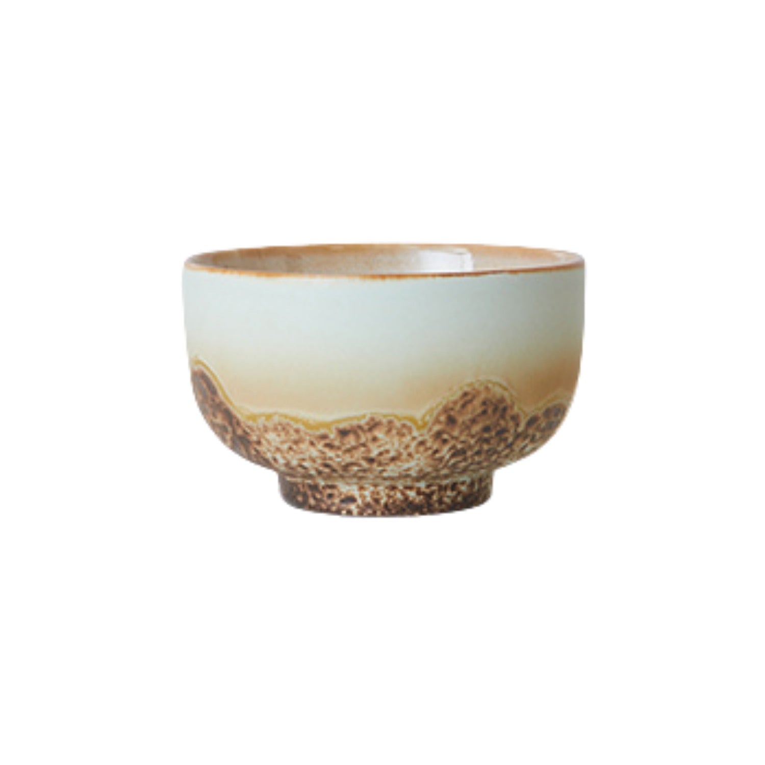 HKLiving 70's Noodle Bowl Seabreeze - Shell op witte achtergrond