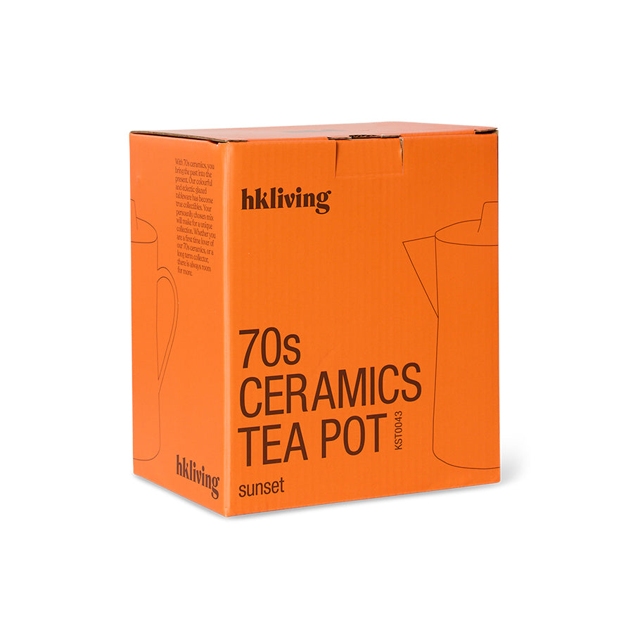 HKLiving 70's Theepot - Sunset