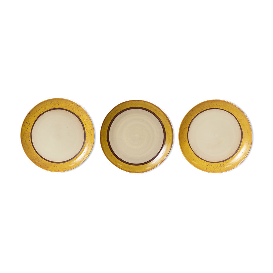 HKLiving 70's Dinerbord - Coconut
