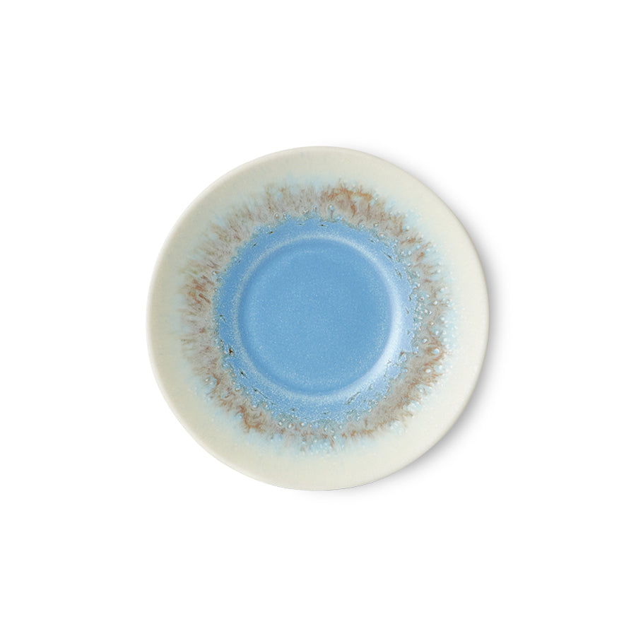 HKLiving 70's Schotel - Azure op witte achtergrond