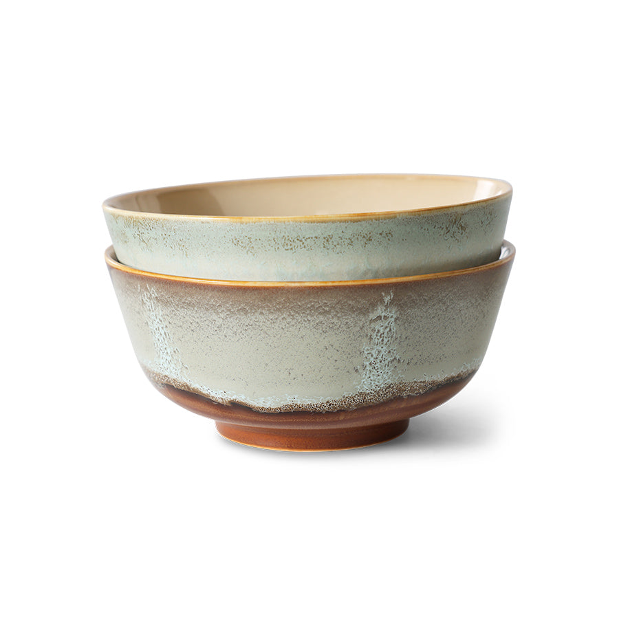 HKLiving 70's Ramen Bowl Verge - Petal