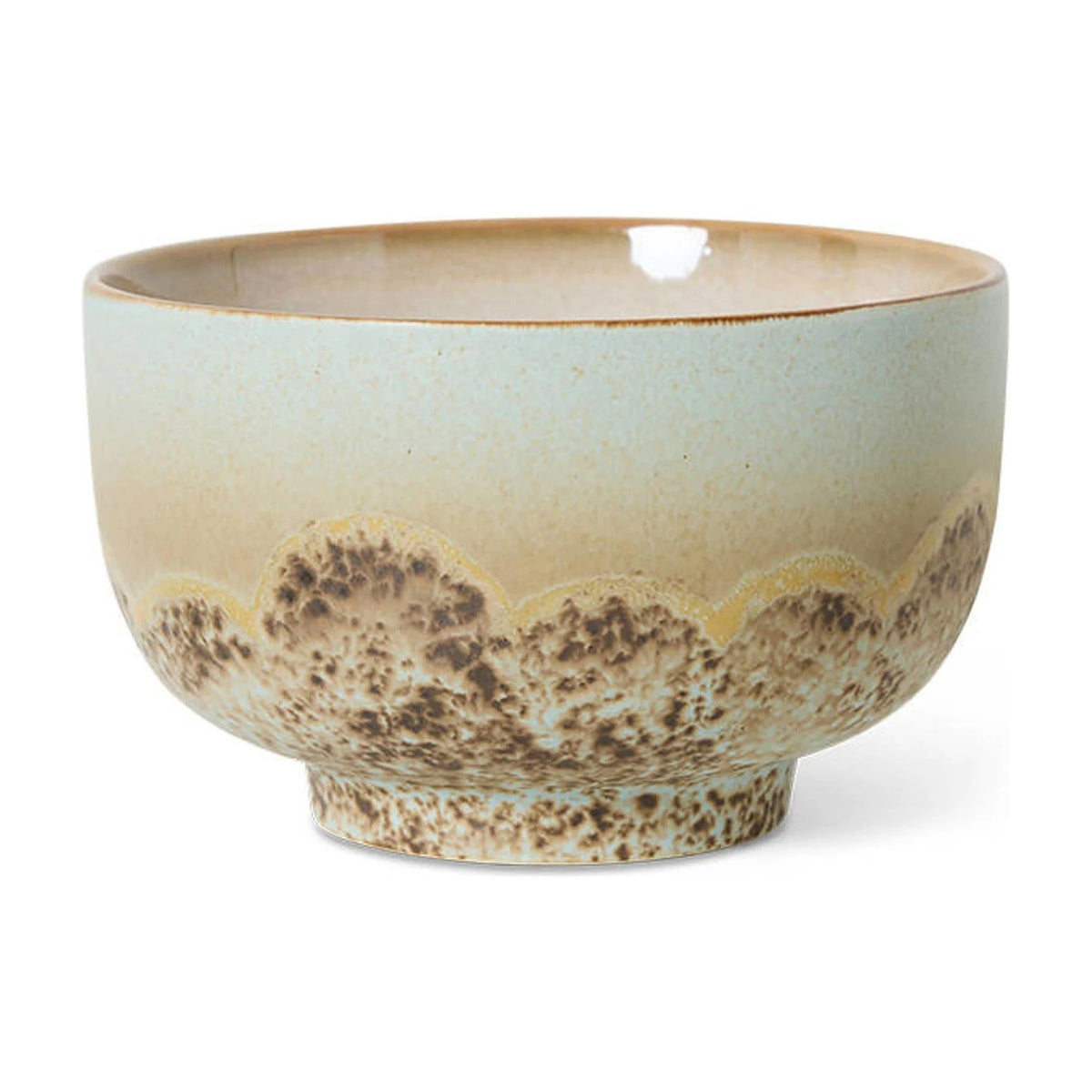 HKLiving 70's Noodle Bowl - Shell op witte achtergrond
