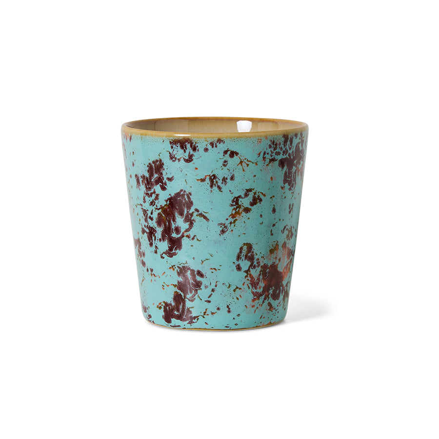 HKLiving 70's Koffiemok - Patina op witte achtergrond
