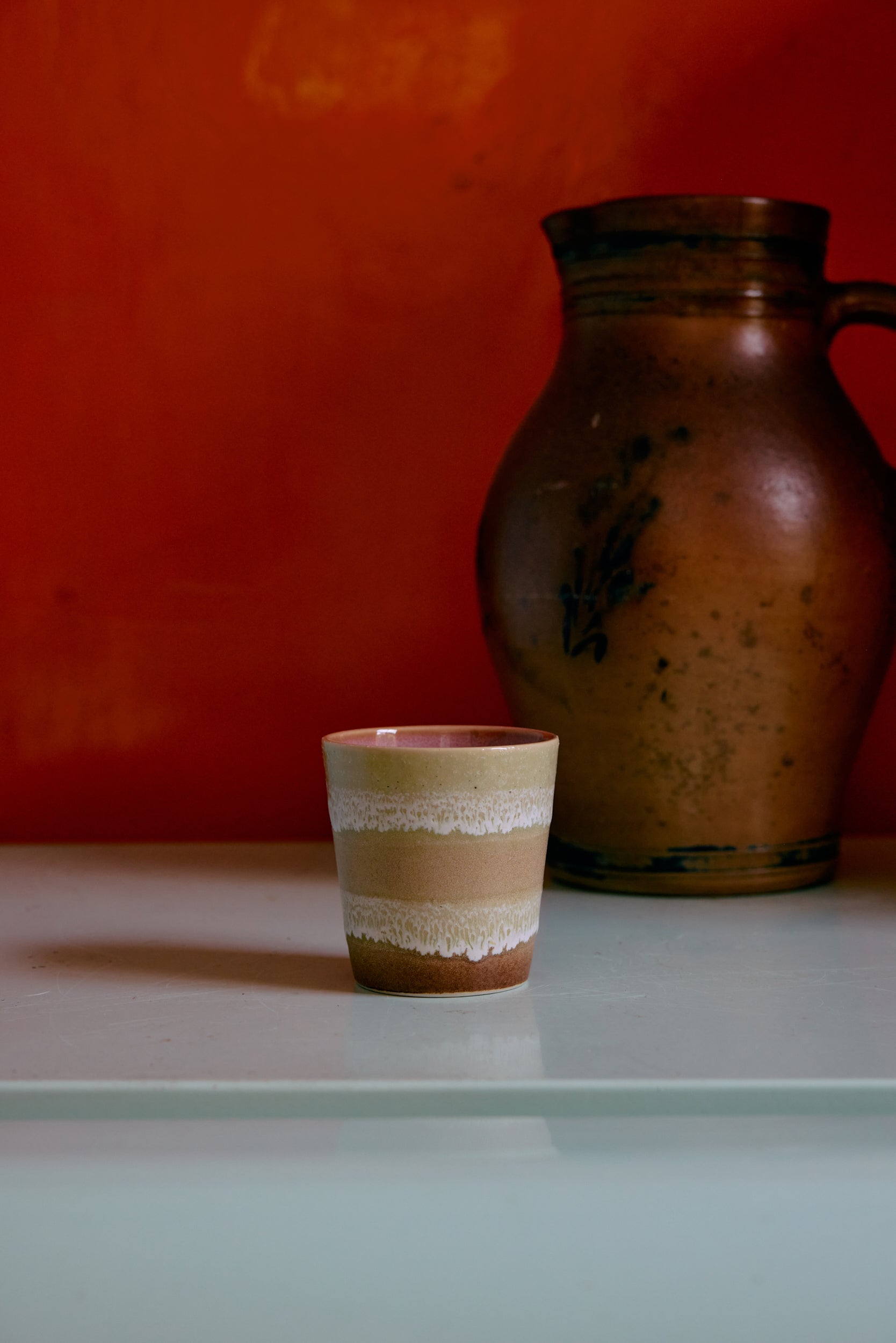 HKLiving 70's Koffiemok - Umber