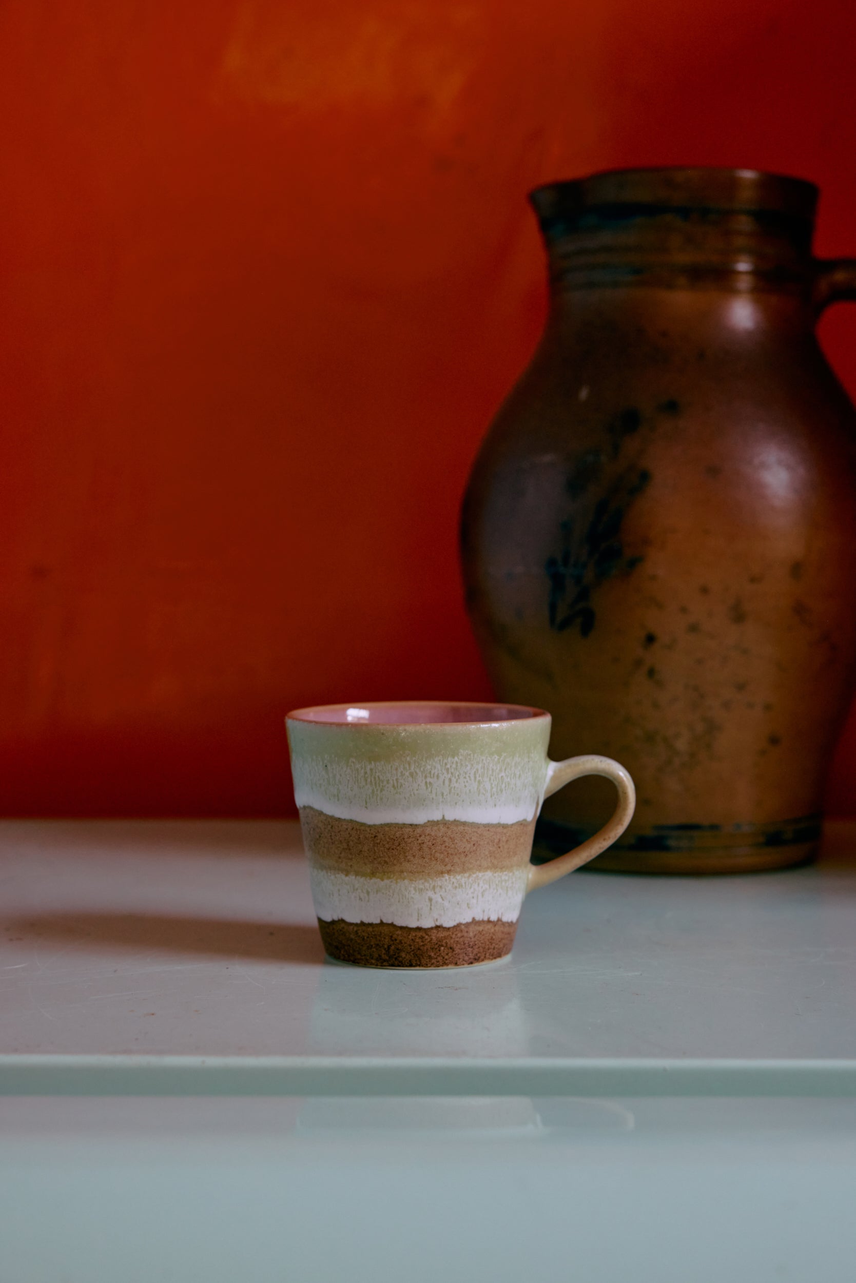 HKLiving 70's Americano Mok - Umber