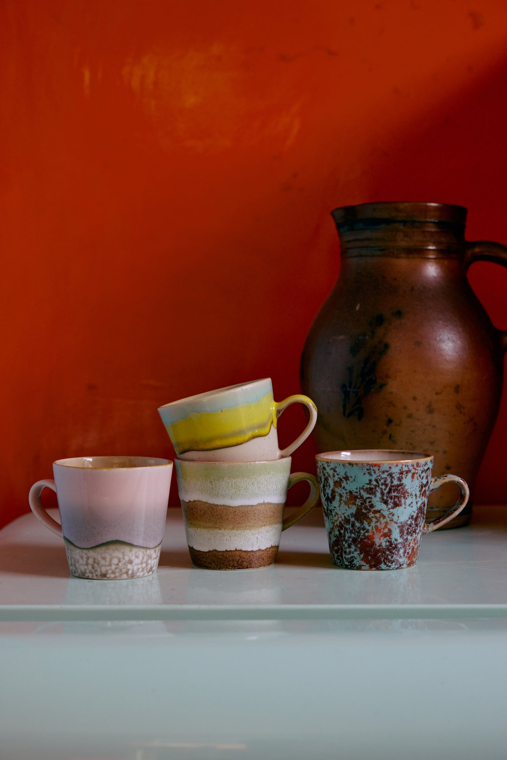 HKLiving 70's Americano Mok - Umber
