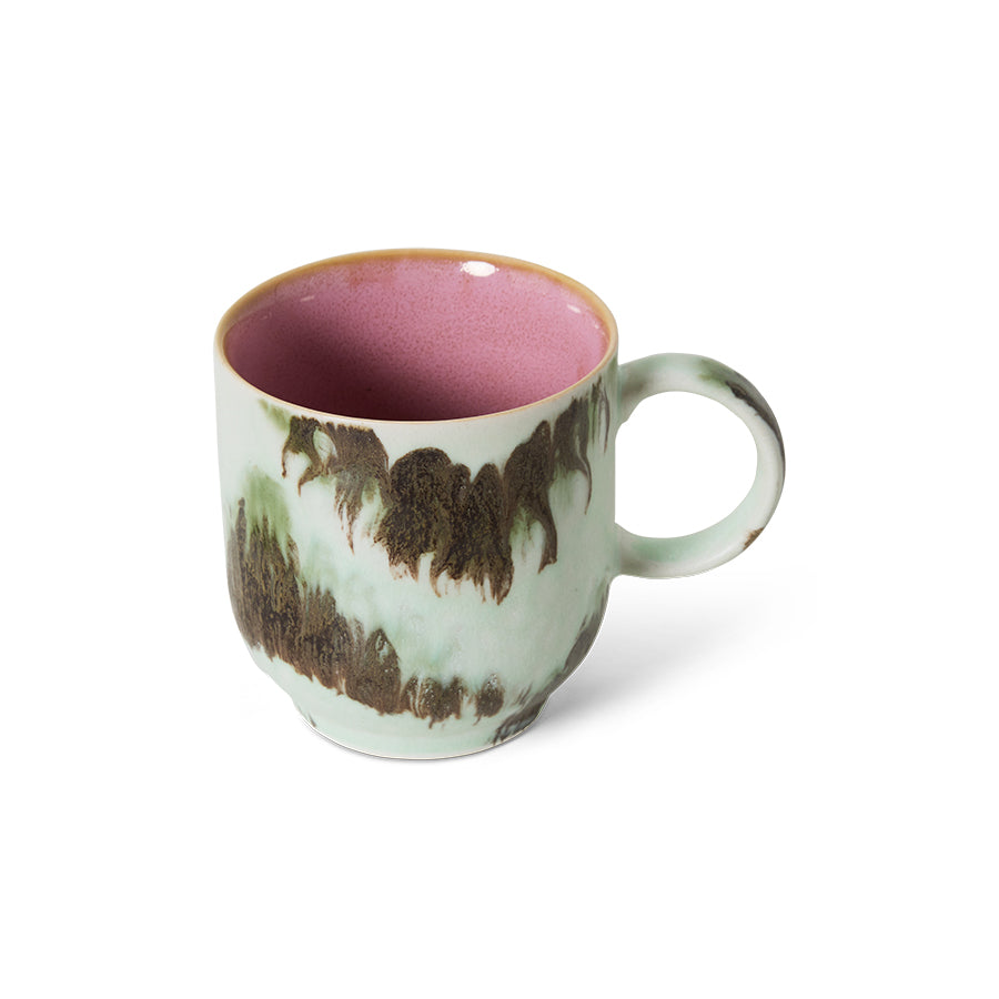 HKLiving 70's Koffiemok met Oor - Tide