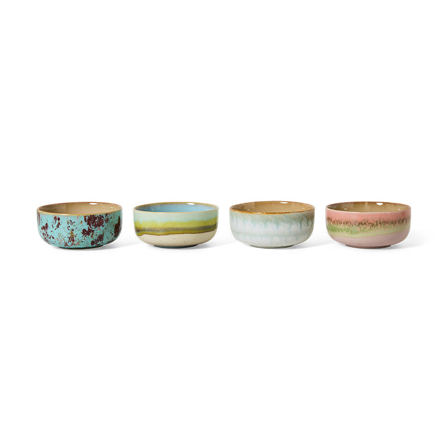 HKLiving 70's Dessert Bowl Impression - Glaze
