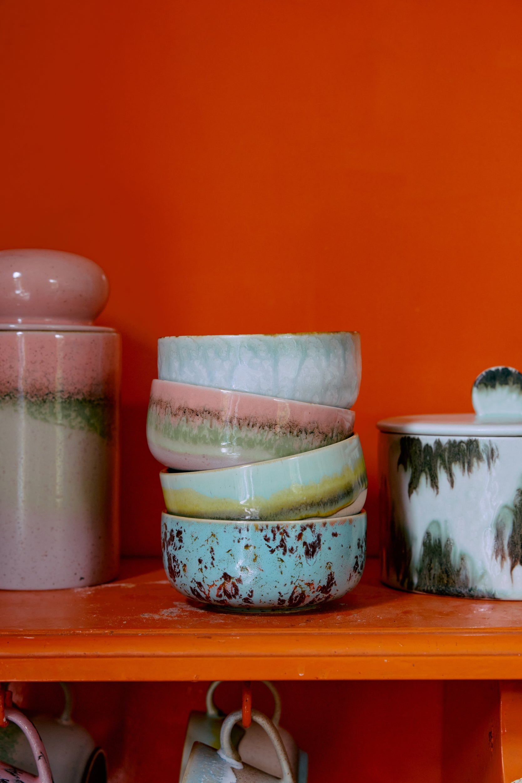 HKLiving 70's Dessert Bowl Impression - Patina