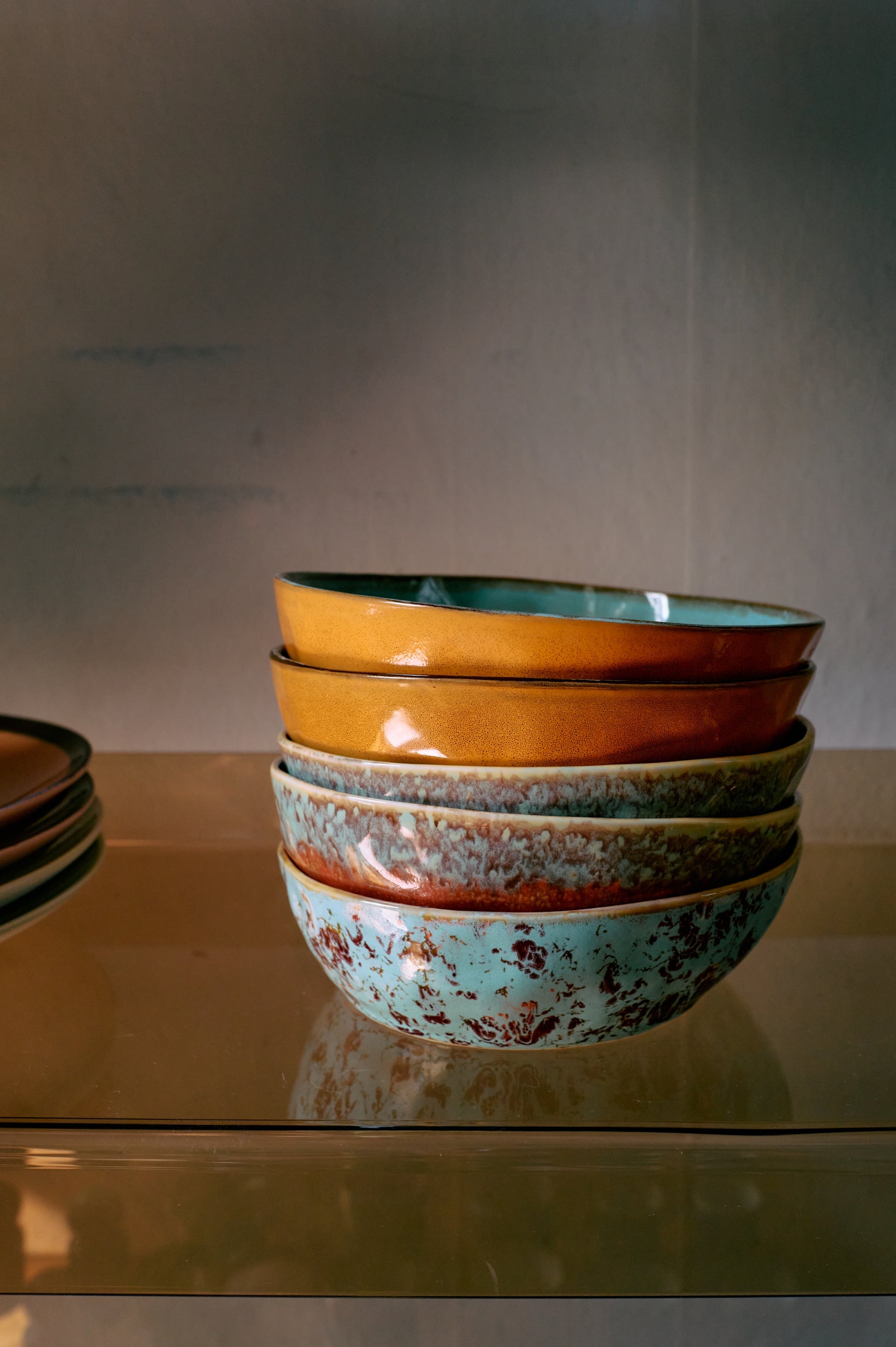 HKLiving 70's Pasta Bowl - Patina