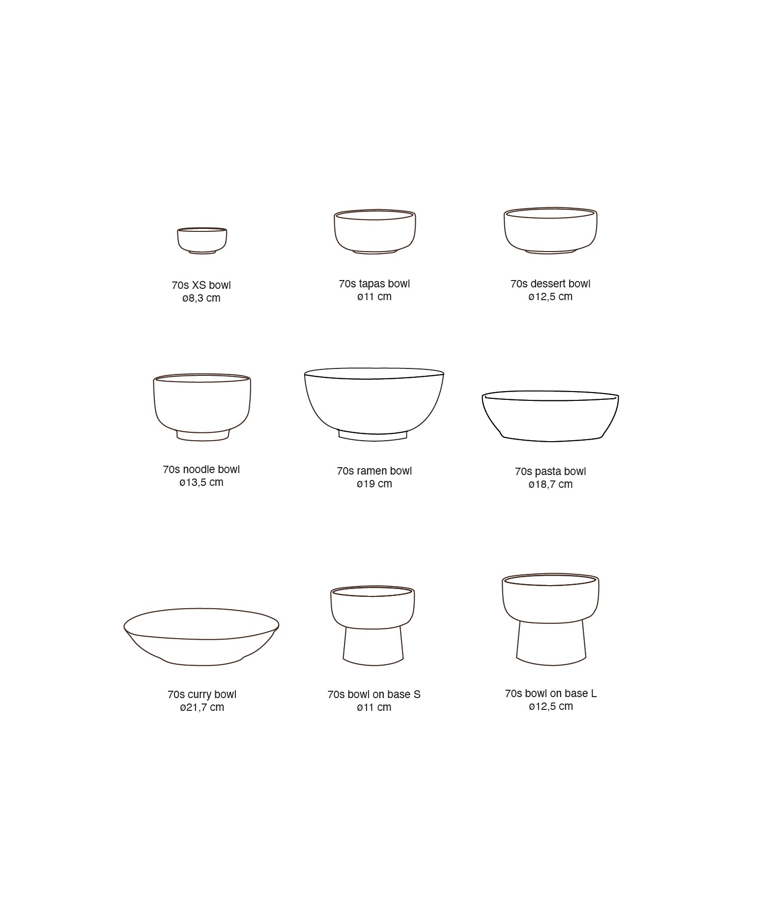 HKLiving 70's Pasta Bowl - Petal