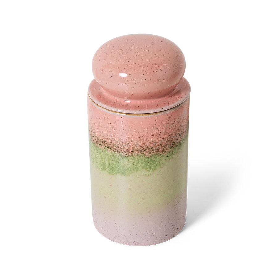 HKLiving 70's Voorraadpot - Glaze