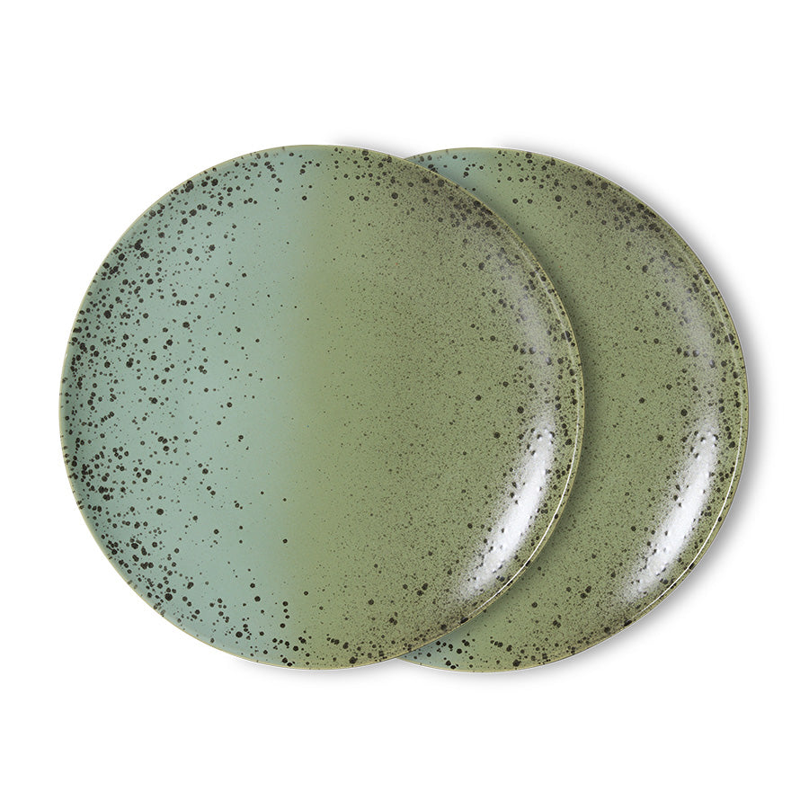 HKLiving 70's Dinerbord - Fleck