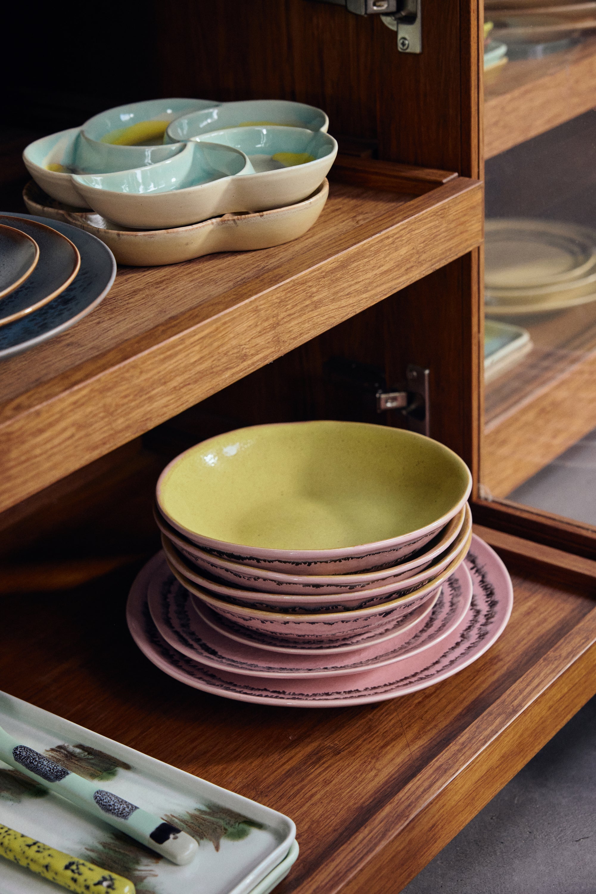 HKLiving 70's Dinerbord - Bubble