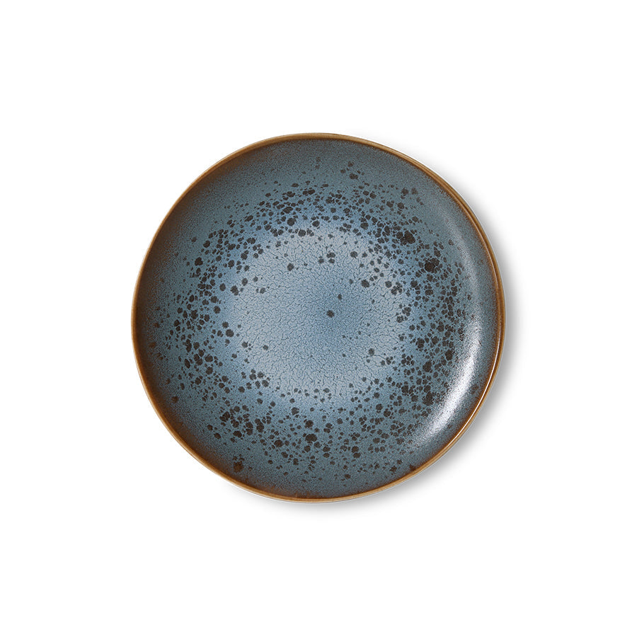 HKLiving 70's Ontbijtbord - Mineral op witte achtergrond