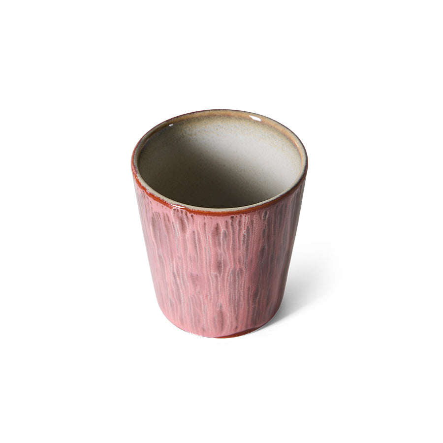 HKLiving 70's Koffiemok - Rhubarb