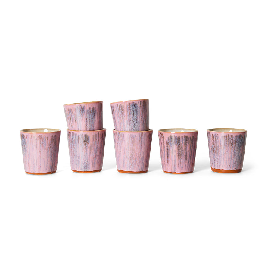 HKLiving 70's Koffiemok - Rhubarb