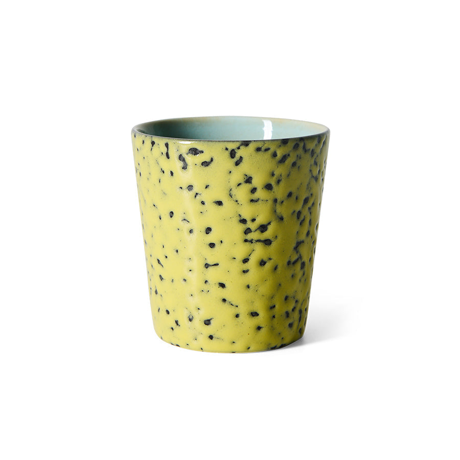 HKLiving 70's Koffiemok - Corn op witte achtergrond