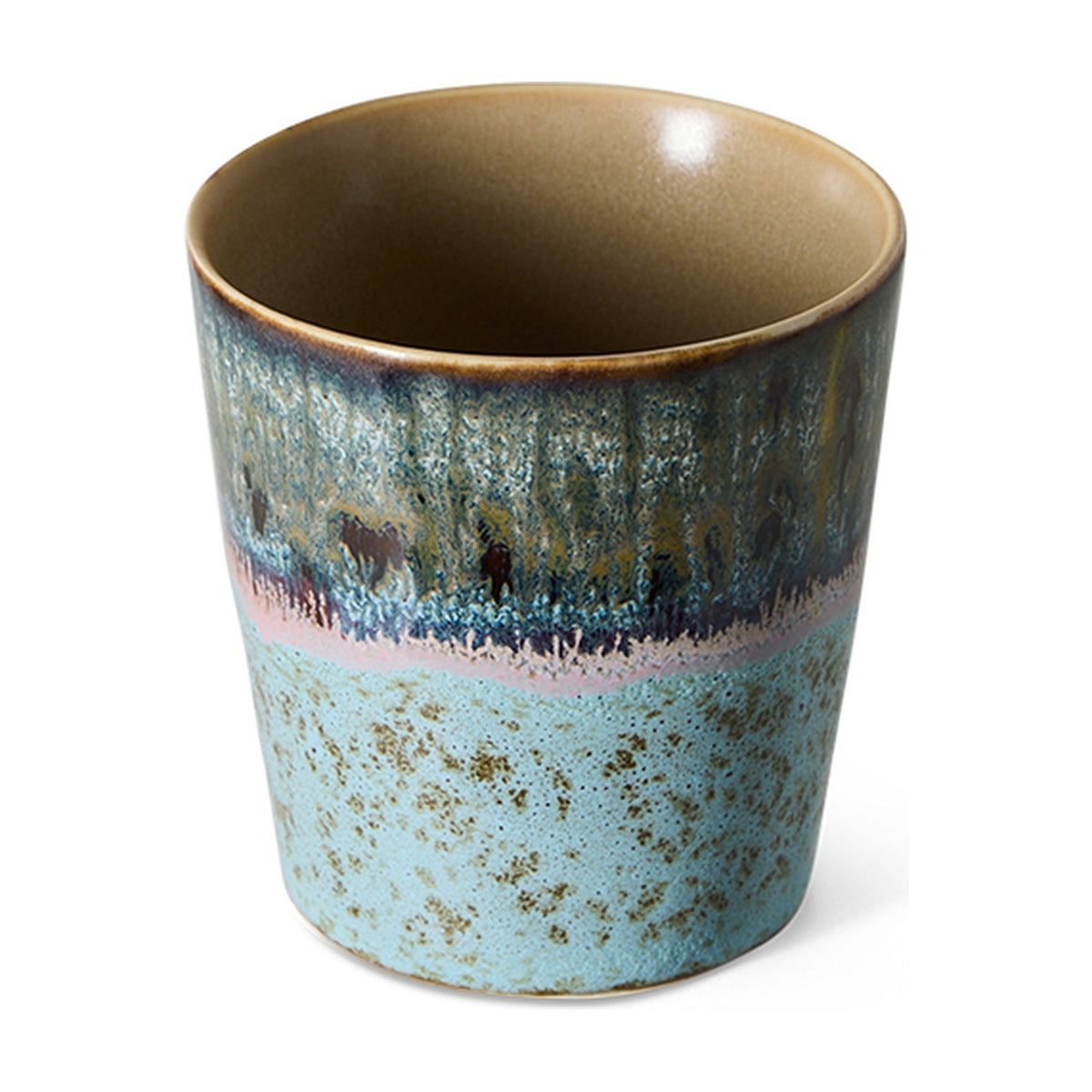 HKLiving 70's Koffiemok - Birthstone op witte achtergrond